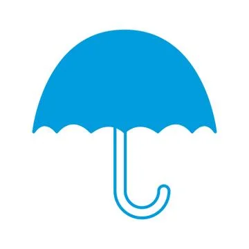 Keep dry protect cargo from excessive humidity symbol isolated on white Stock Illustration