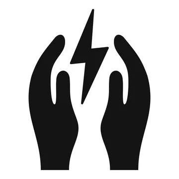 Keep energy icon simple vector. Smart consumption Stock Illustration