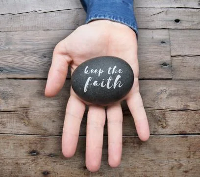 Keep the faith Stock Photos