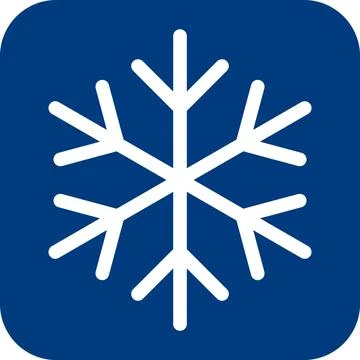Keep frozen. Snowflake marking. Keep below zero. Air conditioner. Snowflake icon Stock Illustration