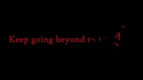 Keep Going Beyond The Familiar Motivational Business Quote Red Glitch Text 動画素材 342909508