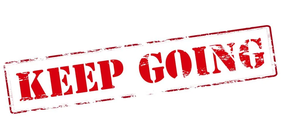 Keep going Stock Illustration