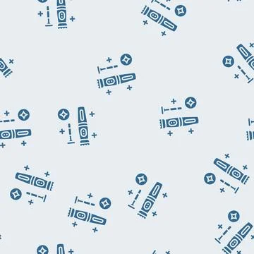 Keep intimate grooming tools clean glyph seamless pattern Stock Illustration