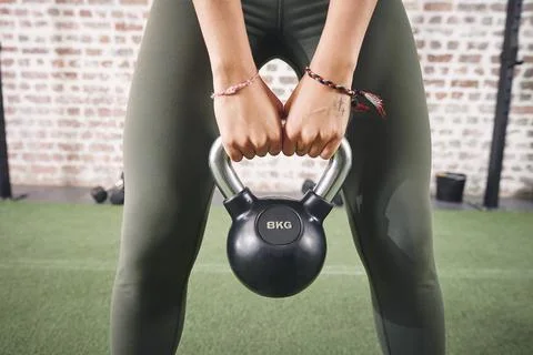 Keep in mind that your body is your slave, it works for you. a sporty young Stock Photos