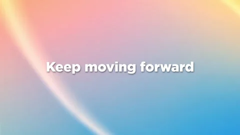 Keep moving forward Stock Footage 306369054