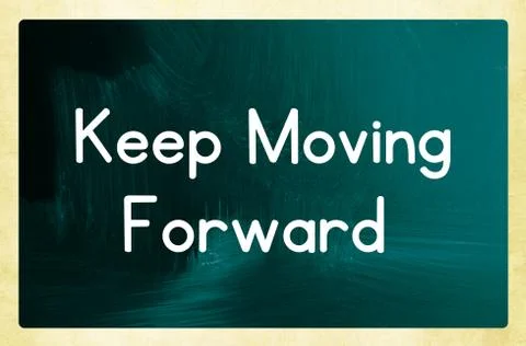 Keep moving forward Stock Illustration