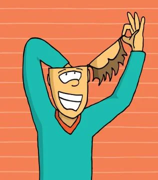 Keep an open mind Stock Illustration