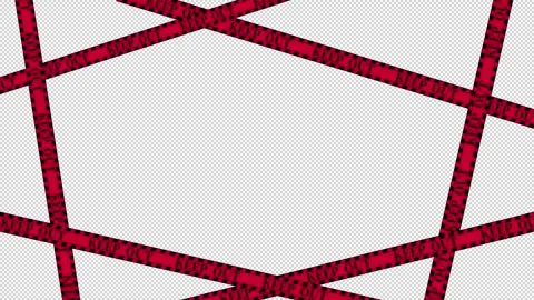 KEEP OUT animated overlay.  1080p - 30 fps - Alpha Channel (3) Stock Footage 256218079