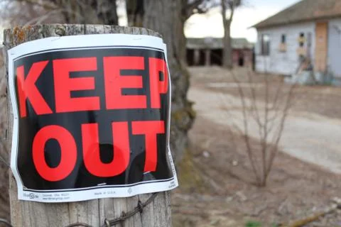 Keep Out Stock Photos