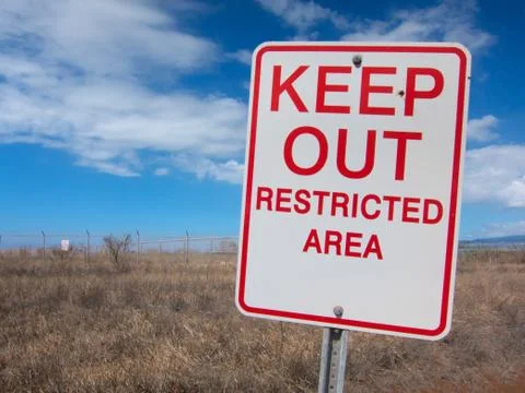 Keep Out Sign Stock Photos