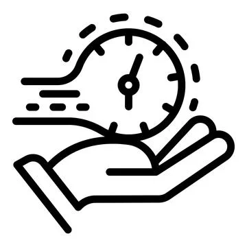 Keep parcel shipping icon, outline style 스톡 일러스트