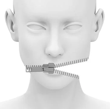 Keep quiet! Stock Illustration