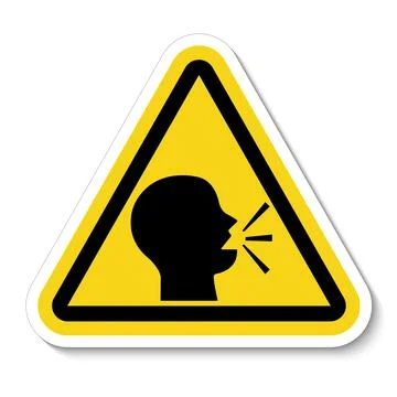 Keep Silence Symbol On White Background Illustrazione stock