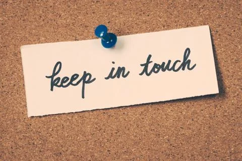 Keep in touch Stock Photos