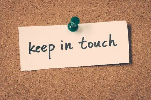 Keep in touch 스톡 사진