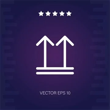 Keep up vector icon Illustrazione stock