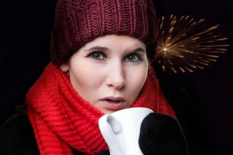 To keep warm Foto stock