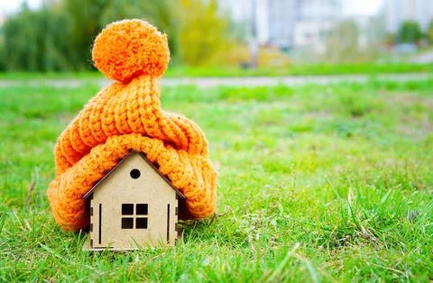 Keep warm without turning the heating Stock-Fotos