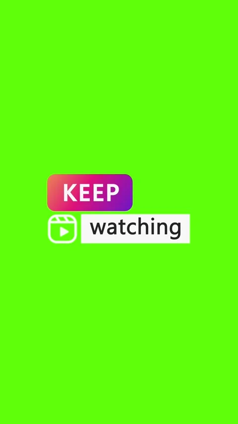 Keep watching Lower Third Animation for Vertical Videos – Green Screen 4K Stock Footage 324330280