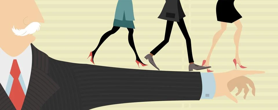 Keep on working Stock Illustration