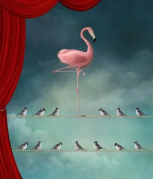 Keep your balance Stock Illustration