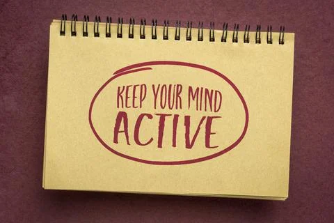 Keep your mind active Stock Photos