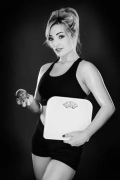 Keep your weight under control Stock Photos