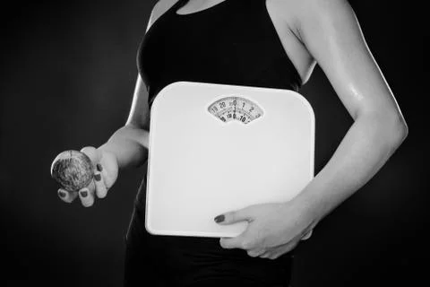 Keep your weight under control Foto stock