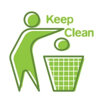 Keepcleansymbol Stock-Illustration