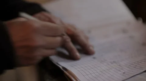 Keeping Accurate Records Stock Footage 5503780