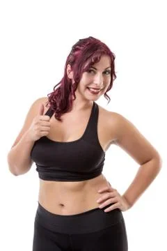 Keeping fit Foto stock