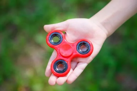 Keeping herself entertained Foto stock