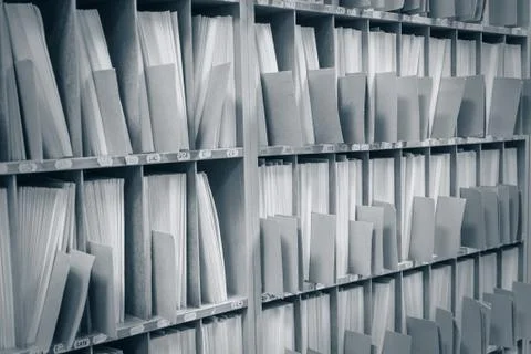 Keeping records. Stock Photos