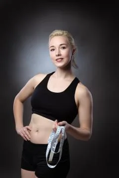 Keeping the weight off Foto stock