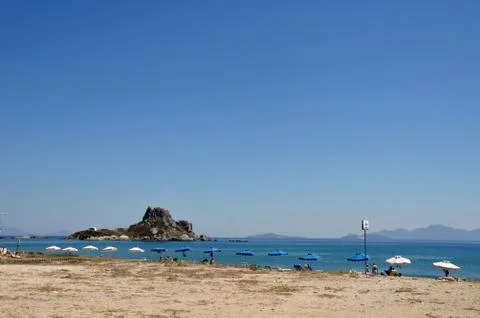Kefalos beach Stock Photos