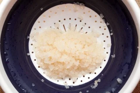 Kefir grains Stock Photos