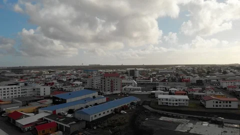 Keflavík From Above 02 Video stock 93281909