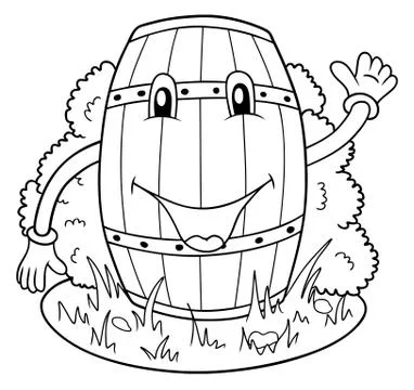Keg Stock Illustration