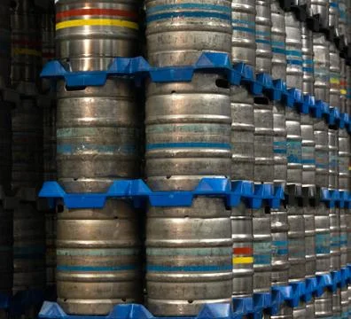 Kegs of Beer Stock Photos