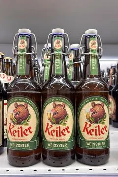 Keiler Weissbier Hell Stock Photos