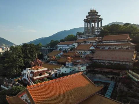 Kek Lok Si temple under blue sky Stock Photos