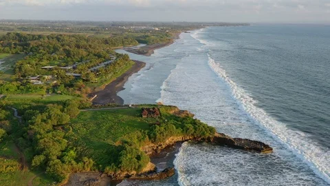 Kelating beach panorama Stock Footage 116943071