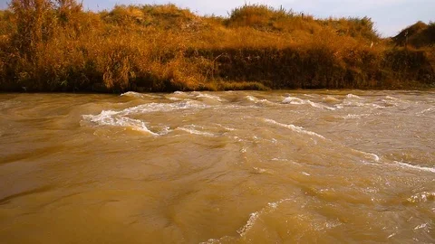 Keles River, Kazakhstan Stock Footage 123121869