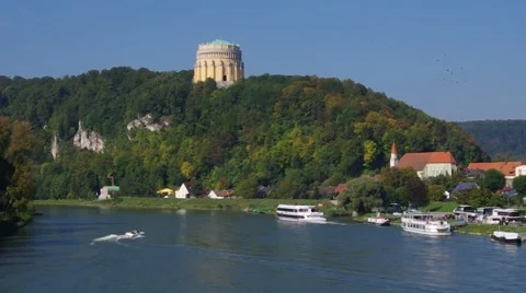 Kelheim Hall of Liberation Stock Footage 58492806