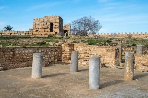Kelibia, sights of Tunisia Stock Photos