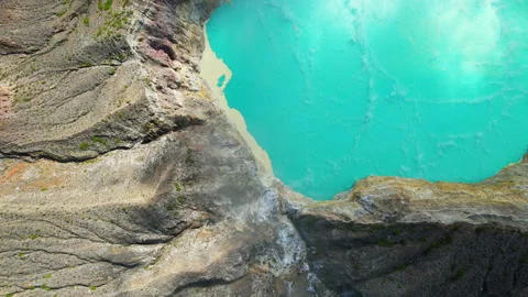 Kelimutu volcano lakes Stock Footage 311717831