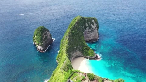 Kelingking Beach, Bali Stock Footage 282344178