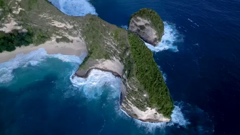 Kelingking beach Stock Footage 247306263