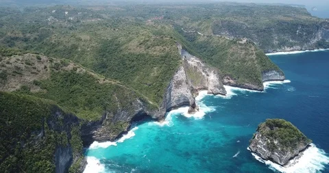 Kelingking Beach Other side of Beach 動画素材 100113084