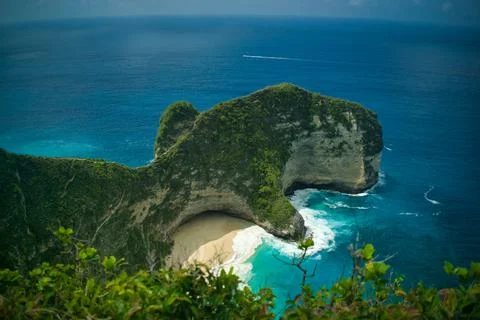 Kelingking Beach Foto stock